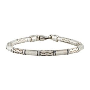 Tiffany textured link bracelet